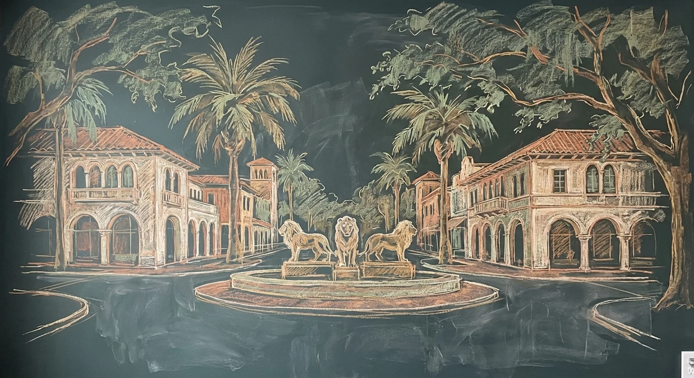 San Marco chalk illustration