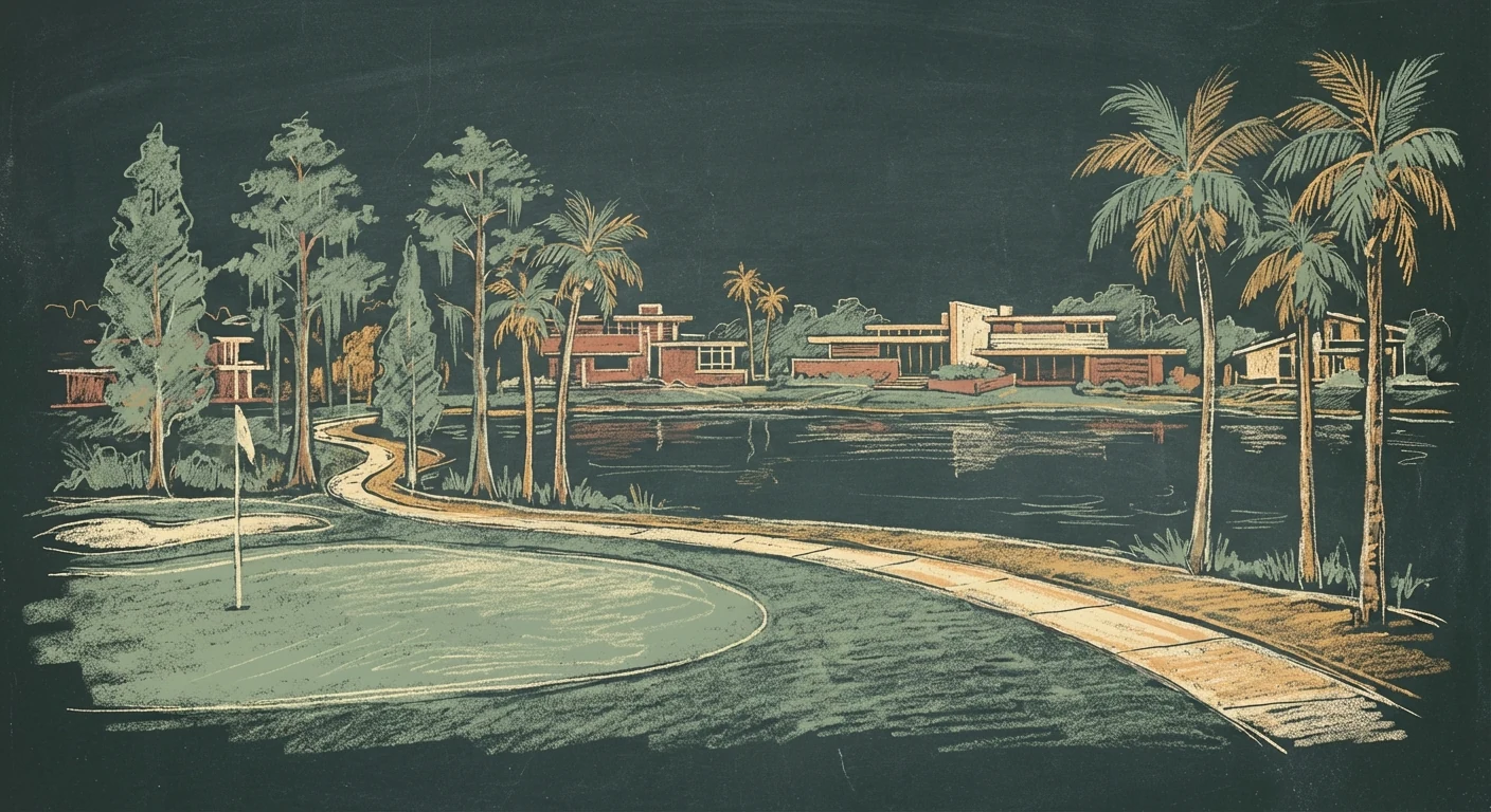 Cleveland Heights chalk illustration